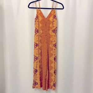 Orange Target Romper
